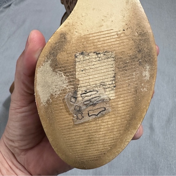 MICHAEL Michael Kors Sienna Espadrille Wedge Sandals, 8.5, openwork leather - Picture 14 of 16